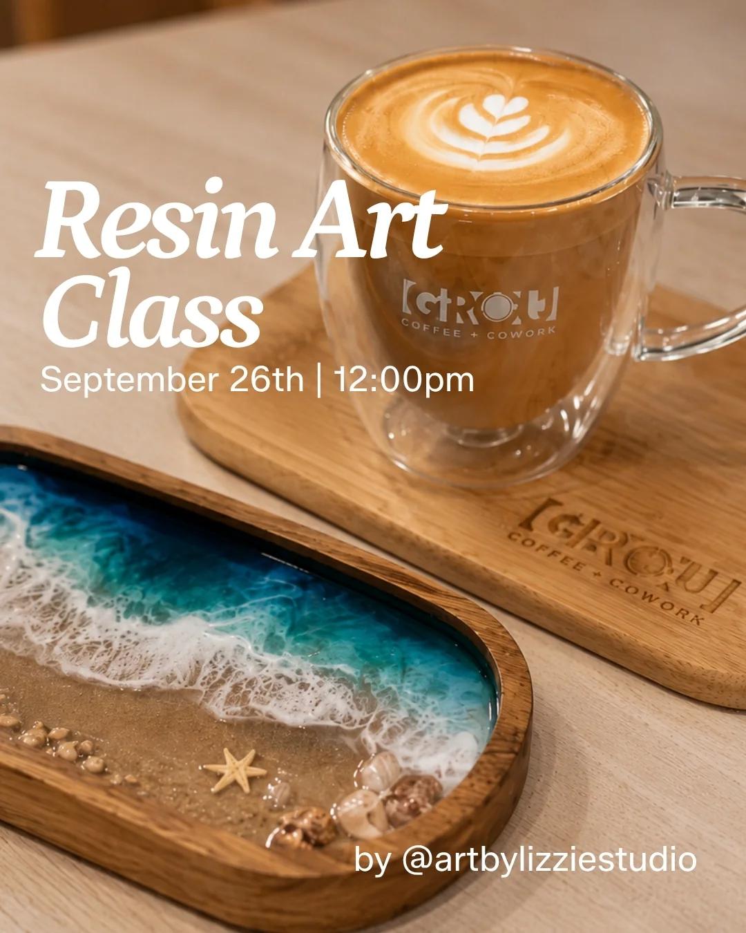 Resin Art Experience: Ocean Edition, September 26th